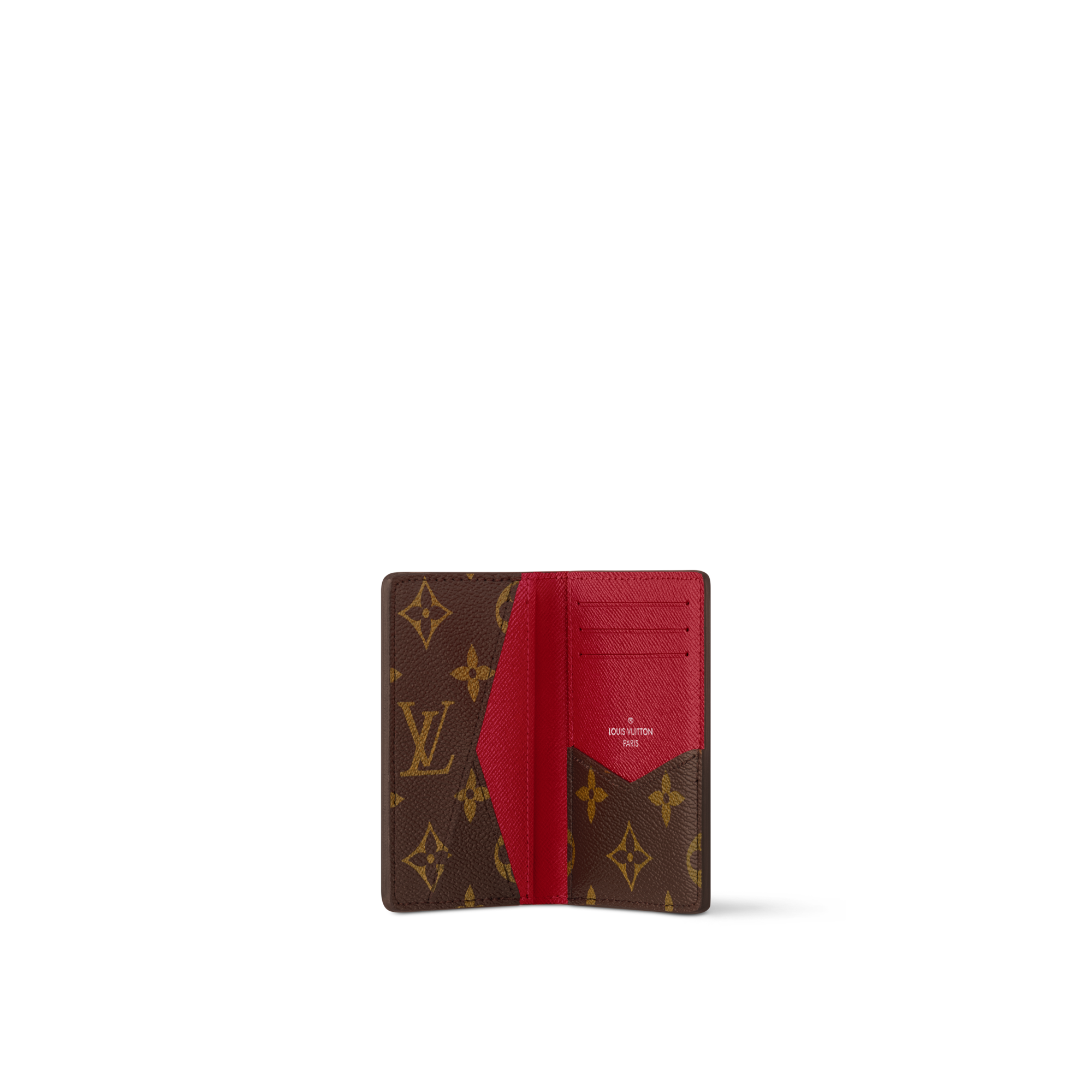 Pocket Organizer Monogram Macassar Canvas in Wanita