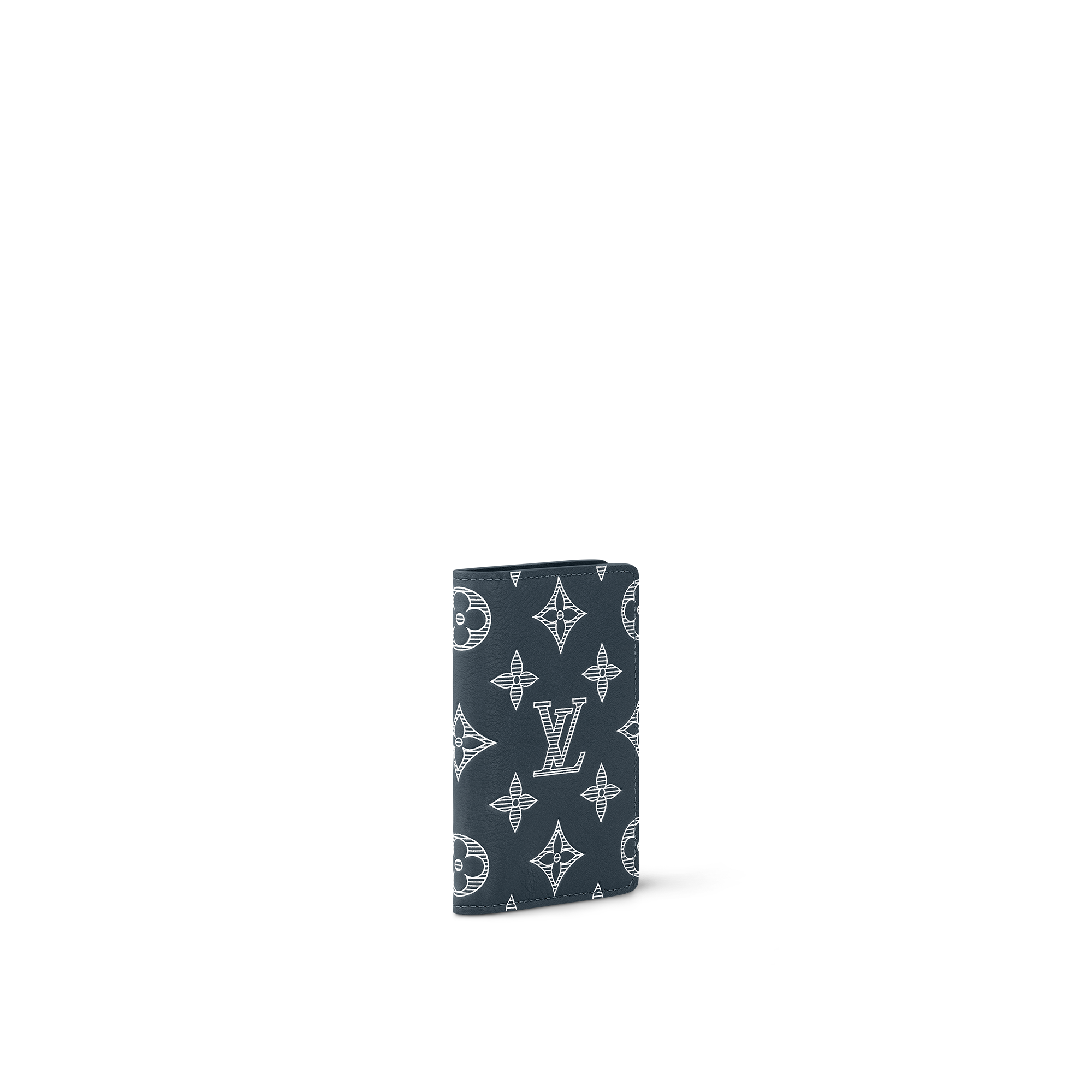 Pocket Organizer Monogram Shadow Leather in Pria