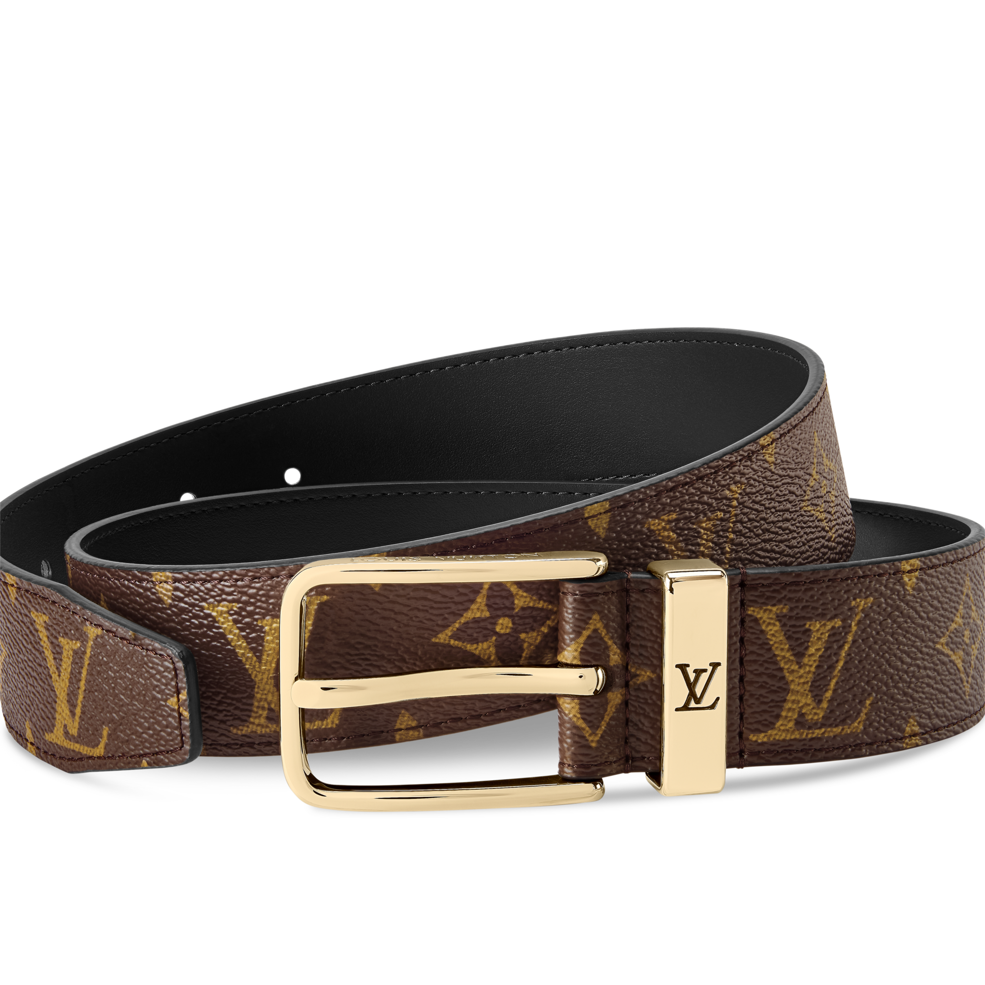 Pont Neuf Monogram 35mm Belt  in Pria