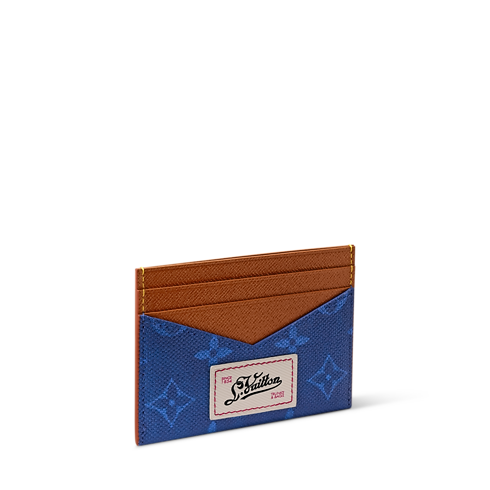 Porte-cartes triple side view
