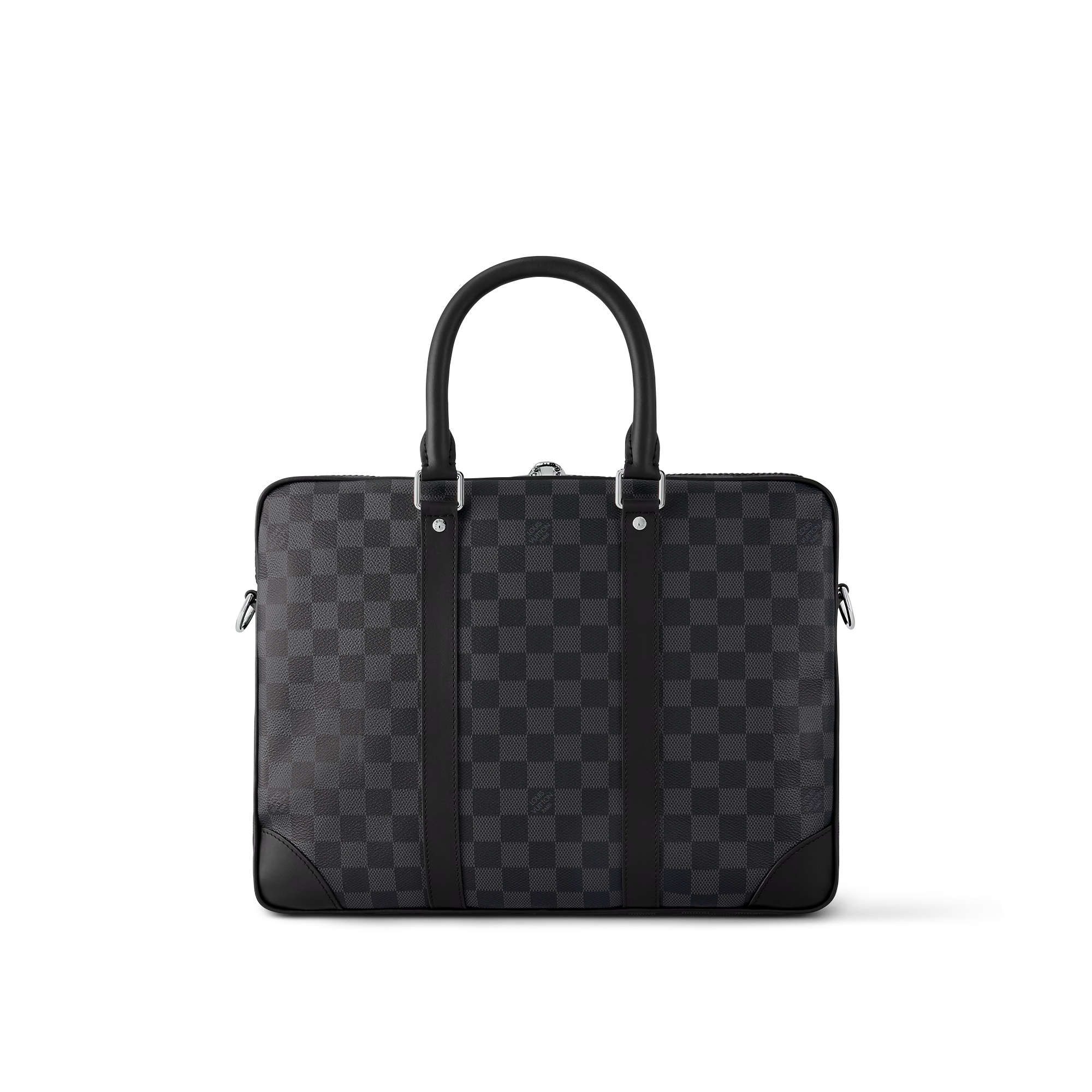 Porte-Documents Voyage PM Damier Graphite Canvas in Pria