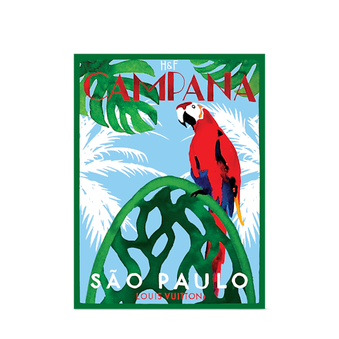 Poster of Fernando & Humberto Campana in Trunks, Travel and Home's Home and Art of Dining Decoration collections by Louis Vuitton (Perbesar produk)