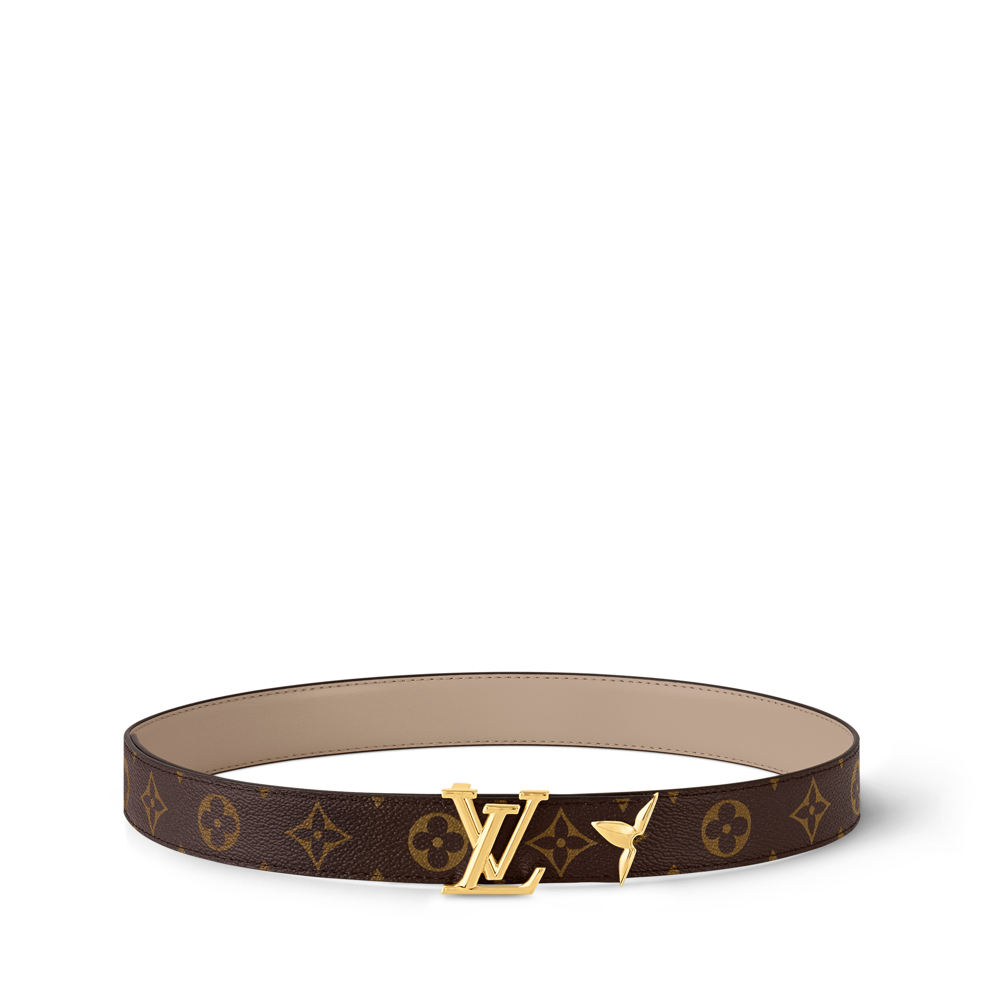 Pretty LV 30mm Reversible Belt Monogram in Wanita