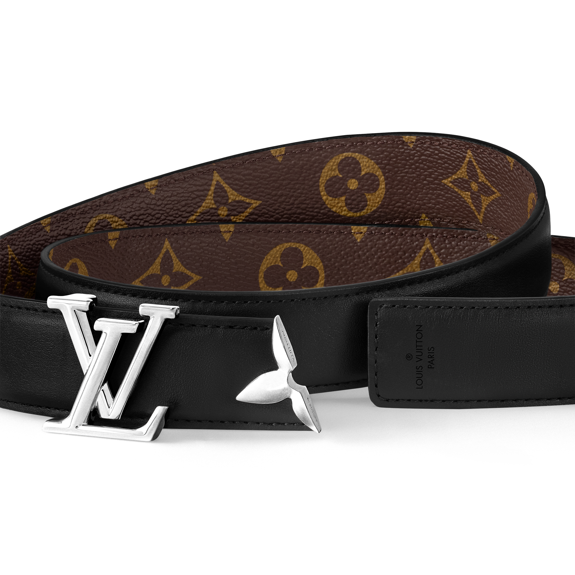 Pretty LV 30mm Reversible Belt Monogram in Wanita