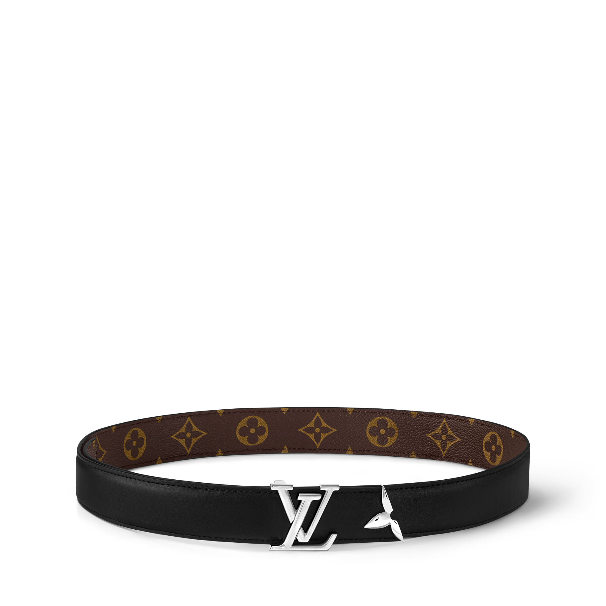 Pretty LV 30mm Reversible Belt Monogram in Wanita
