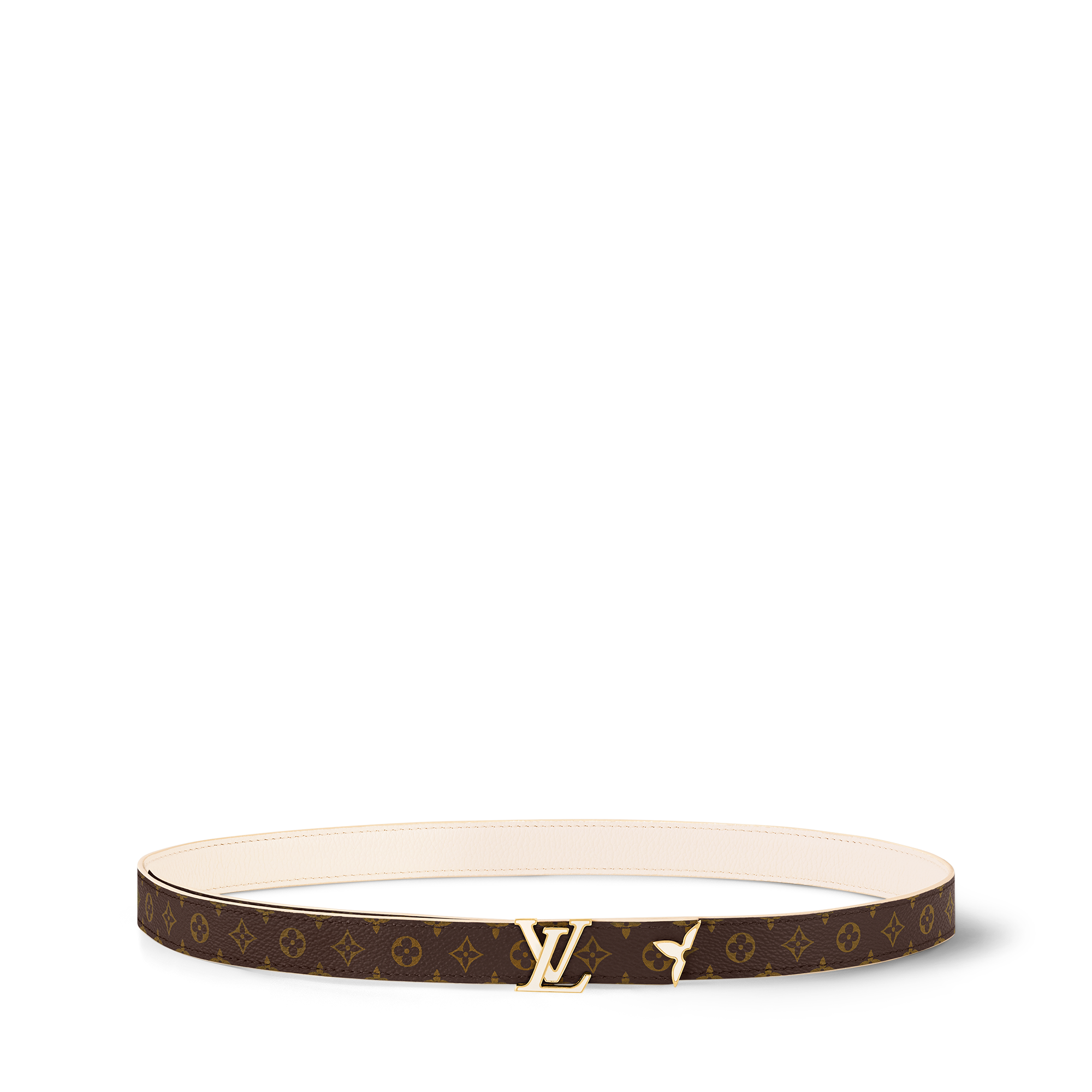 Pretty LV Enamel 20mm Reversible Belt Monogram in Wanita