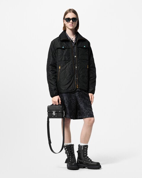 Printed Short-Sleeved Silk Shirt in Men's Ready-to-Wear Shirts collections by Louis Vuitton