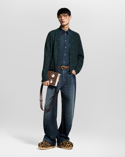 Printed Signature Long-Sleeved Shirt in Men's Ready-to-Wear Shirts collections by Louis Vuitton