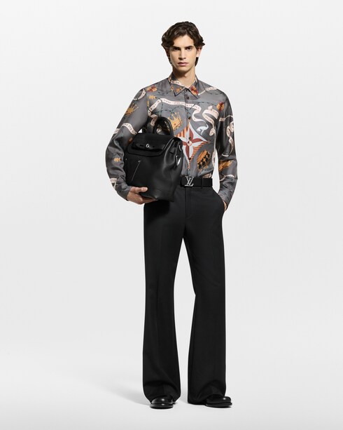 Printed Silk Shirt in Pria's Pakaian Kemeja collections by Louis Vuitton