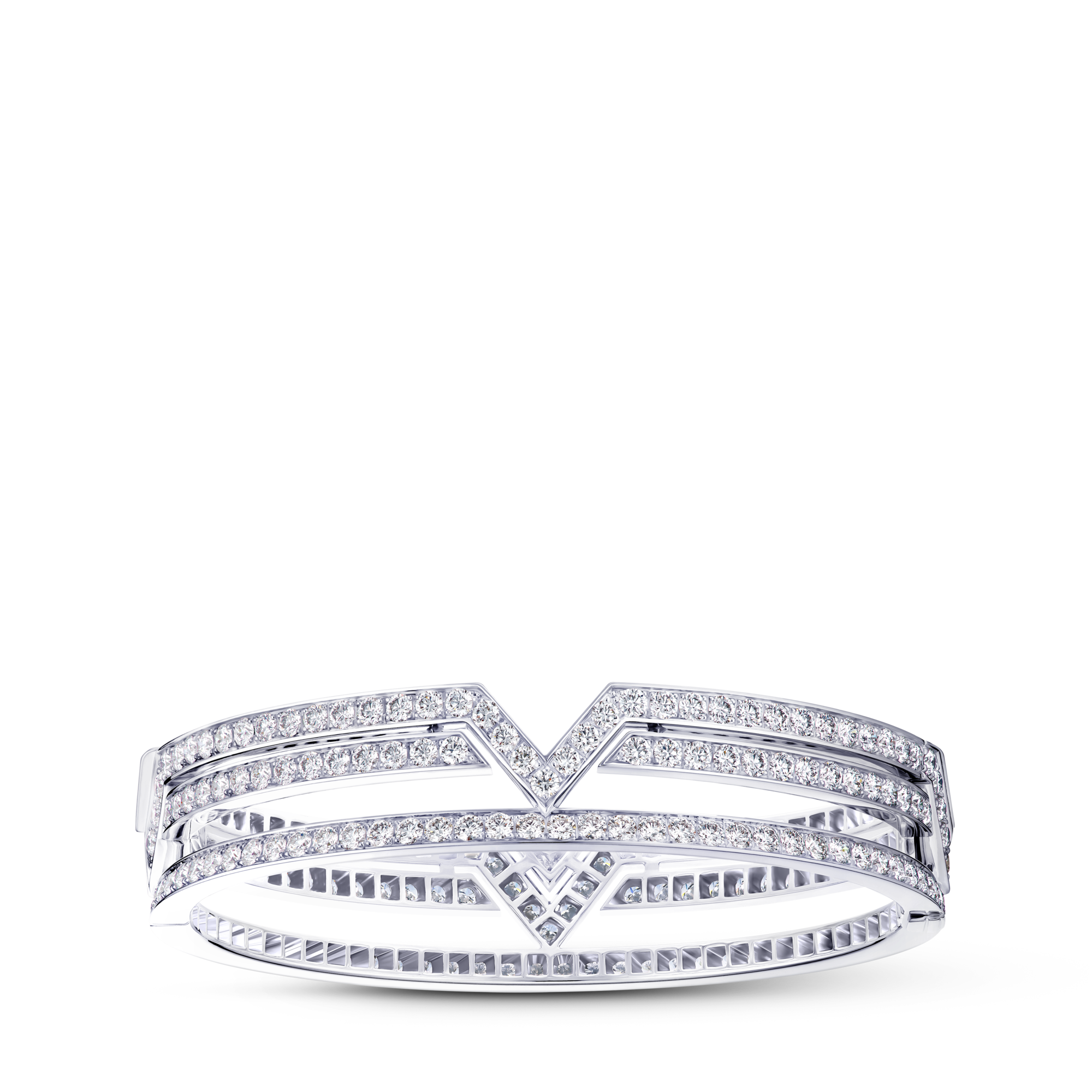 Pure V Bracelet, White Gold, Diamonds  in Les Extraordinaires