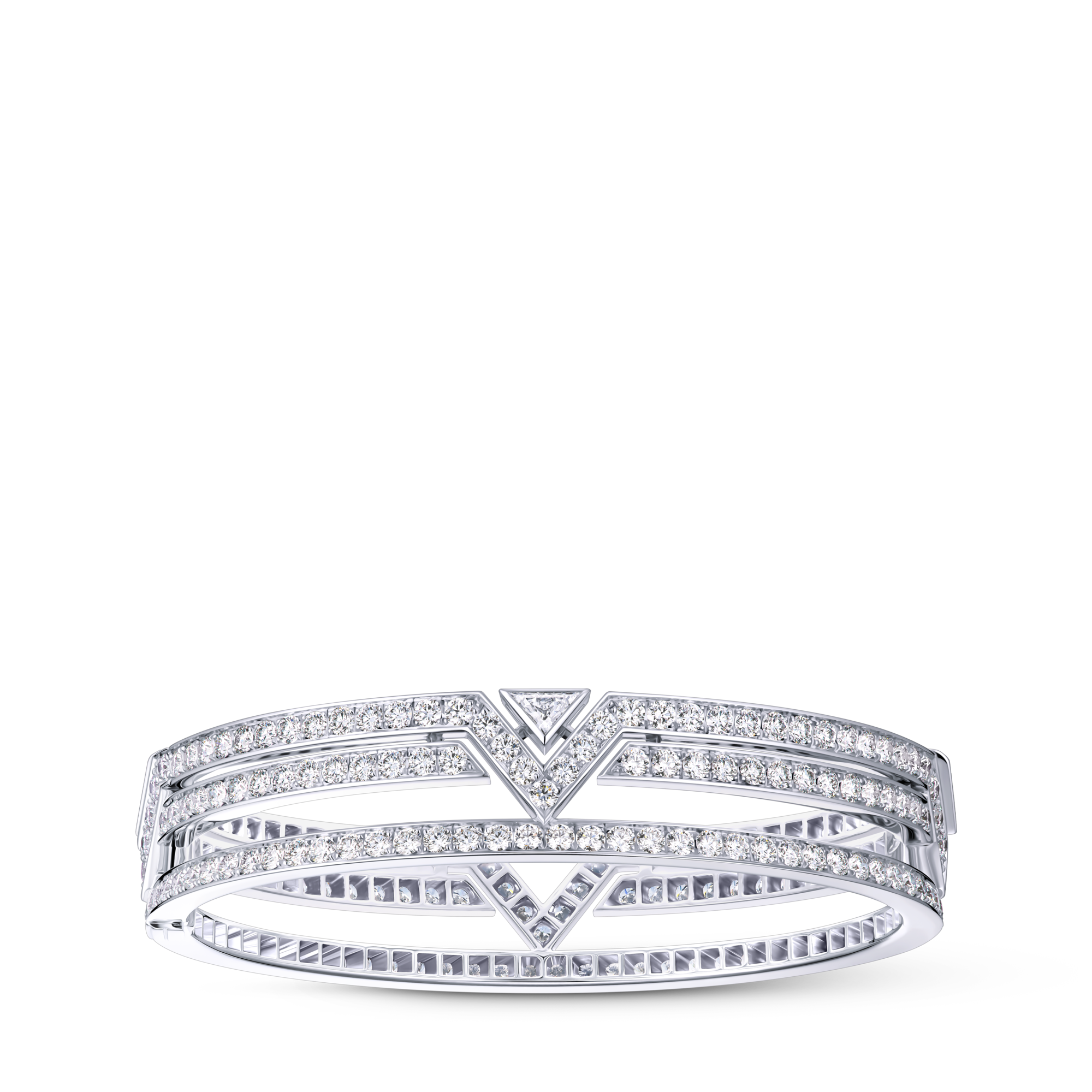Pure V Bracelet, White Gold, Diamonds  in Les Extraordinaires