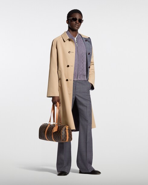 Reversible Cotton Silk Trench Coat in Men's Ready-to-Wear Outerwear and Coats collections by Louis Vuitton
