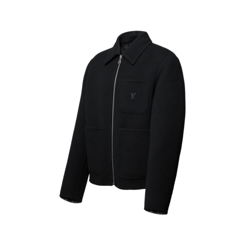 Reversible Double Face Workwear Jacket side view