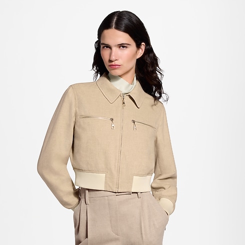Reversible Flannel Bomber Jacket in Women's Ready-to-Wear Coats and Jackets collections by Louis Vuitton (Product zoom)