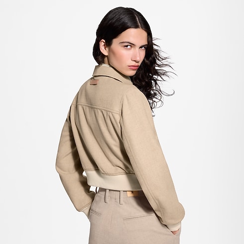 Reversible Flannel Bomber Jacket in Women's Ready-to-Wear Coats and Jackets collections by Louis Vuitton (Product zoom)