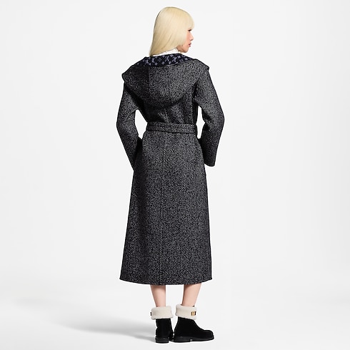 Reversible Hooded Wrap Coat in Wanita's Pakaian Mantel dan Jaket collections by Louis Vuitton (Perbesar produk)