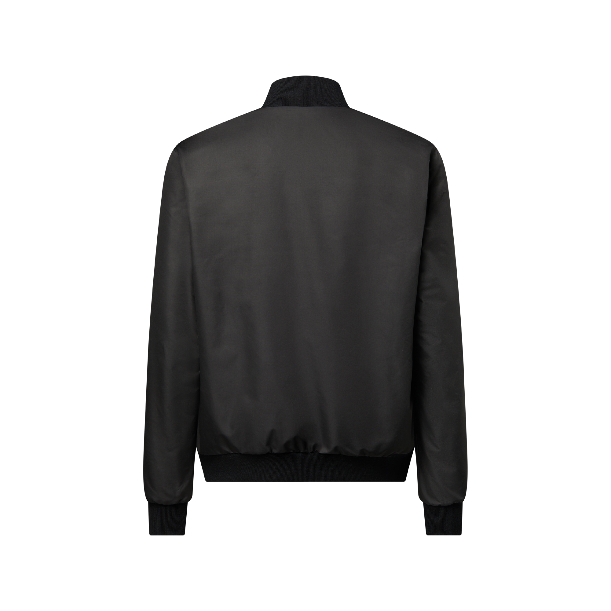 Reversible Monogram Fleece Bomber  in Pria