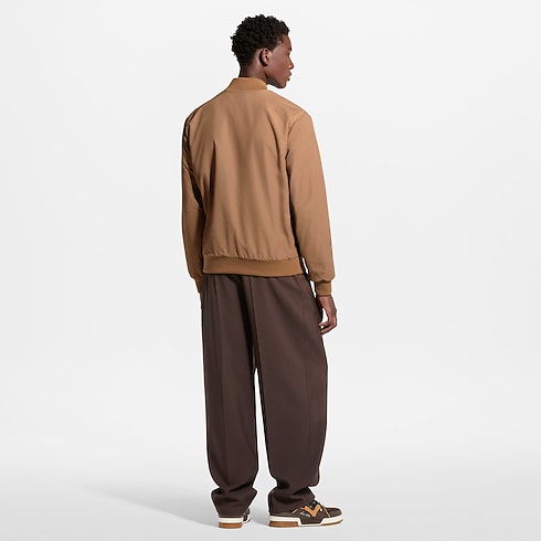 Reversible Monogram Fleece Bomber in Men's Ready-to-Wear All Ready-to-Wear collections by Louis Vuitton (Product zoom)
