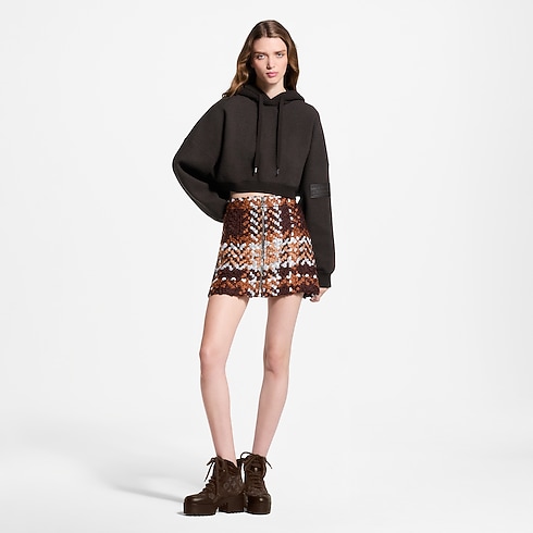 Ribbed Accent Hoodie in Women's Ready-to-Wear T-shirts and Sweatshirts collections by Louis Vuitton (Product zoom)