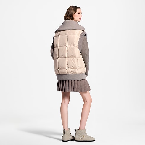 Ribbed Hem Quilted Gilet in Wanita's Pakaian Mantel dan Jaket collections by Louis Vuitton (Perbesar produk)