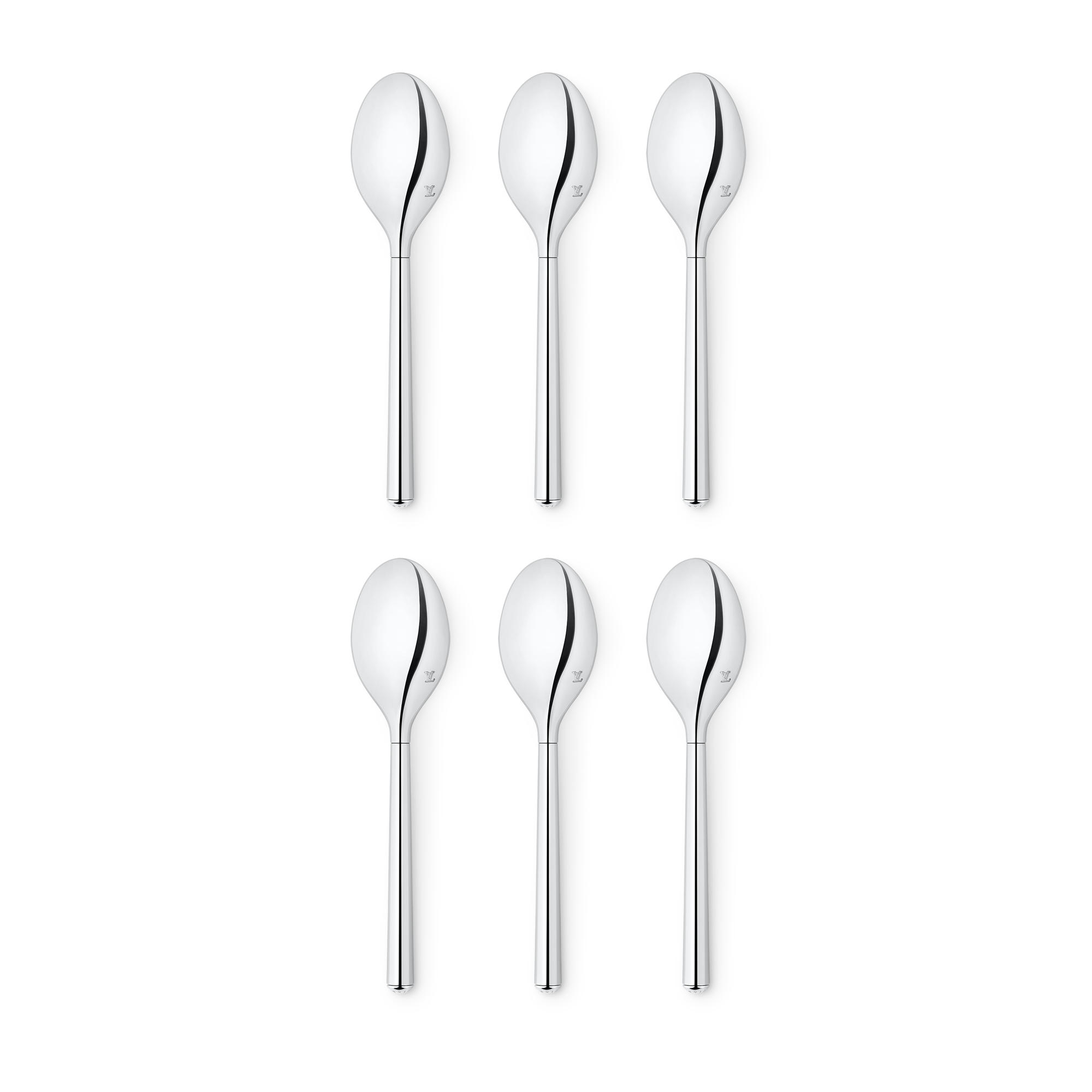 Rivet Set of 6 Espresso Spoon   in Trunks, Travel and Home
