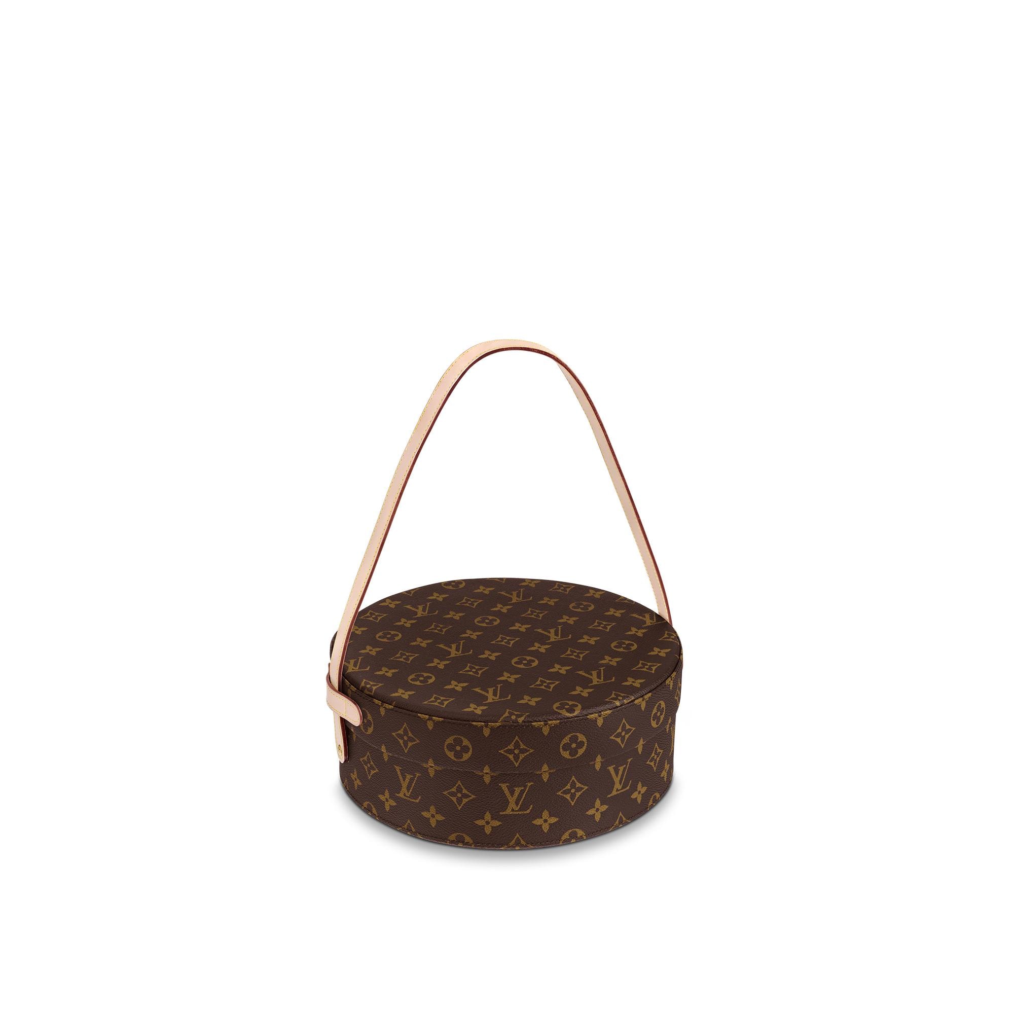 Round Tea Box Monogram in Les Extraordinaires