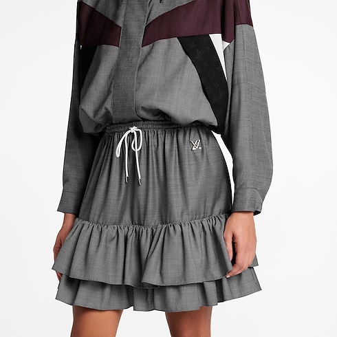 Ruffle Hem Skirt in Women's Ready-to-Wear Skirts and Shorts collections by Louis Vuitton (Product zoom)