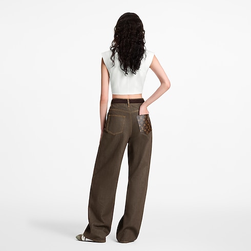 Ruffle Trim Technical Jersey Top in Women's Ready-to-Wear Tops collections by Louis Vuitton (Product zoom)