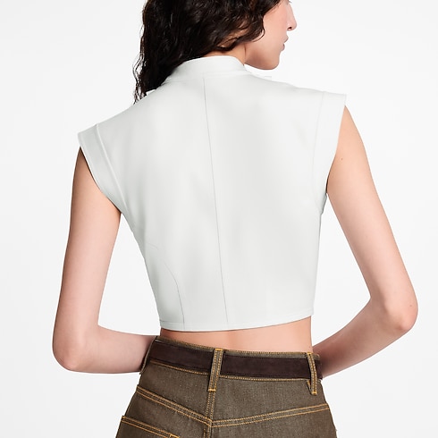 Ruffle Trim Technical Jersey Top in Women's Ready-to-Wear Tops collections by Louis Vuitton (Product zoom)