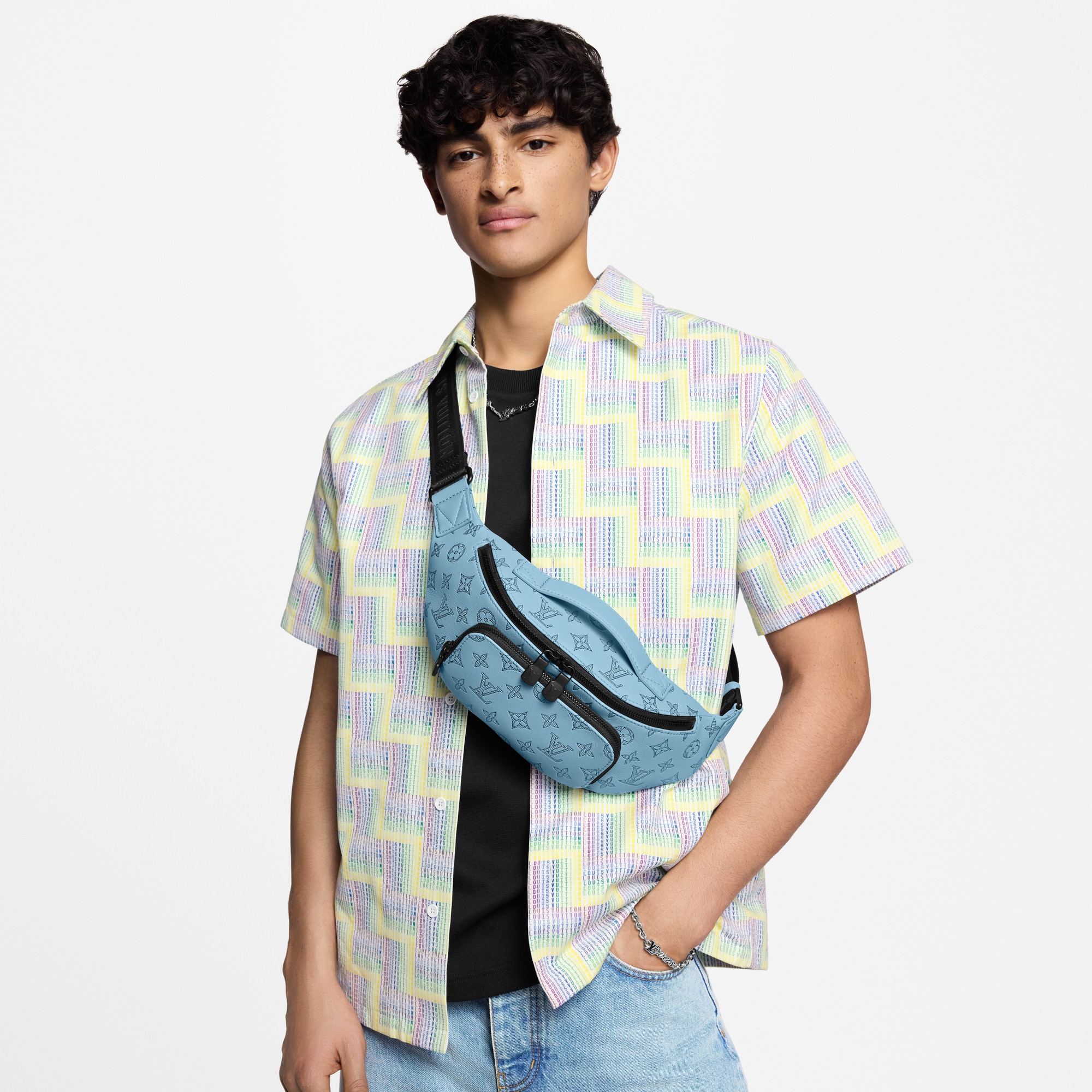 Rush Bumbag Monogram Shadow Leather in Tas dan Aksesori Kulit