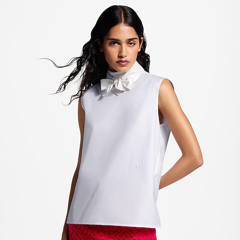 Scarf Collar Blouse in Wanita's Pakaian Atasan collections by Louis Vuitton (Perbesar produk)
