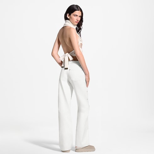 Sequin Alpine Knit Crop Top in Wanita's Pakaian Atasan dan Baju collections by Louis Vuitton (Perbesar produk)