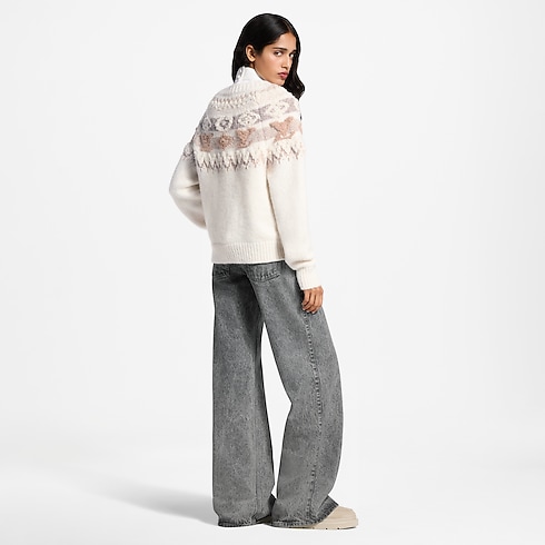 Sequin Alpine Knit Pullover in Wanita's Pakaian Atasan dan Baju collections by Louis Vuitton (Perbesar produk)