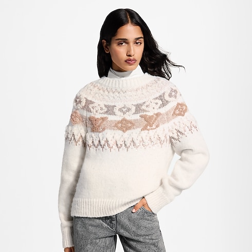 Sequin Alpine Knit Pullover in Wanita's Pakaian Atasan dan Baju collections by Louis Vuitton (Perbesar produk)