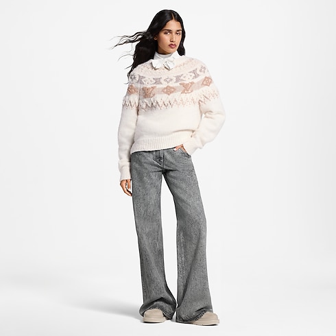 Sequin Alpine Knit Pullover in Wanita's Pakaian Atasan dan Baju collections by Louis Vuitton (Perbesar produk)
