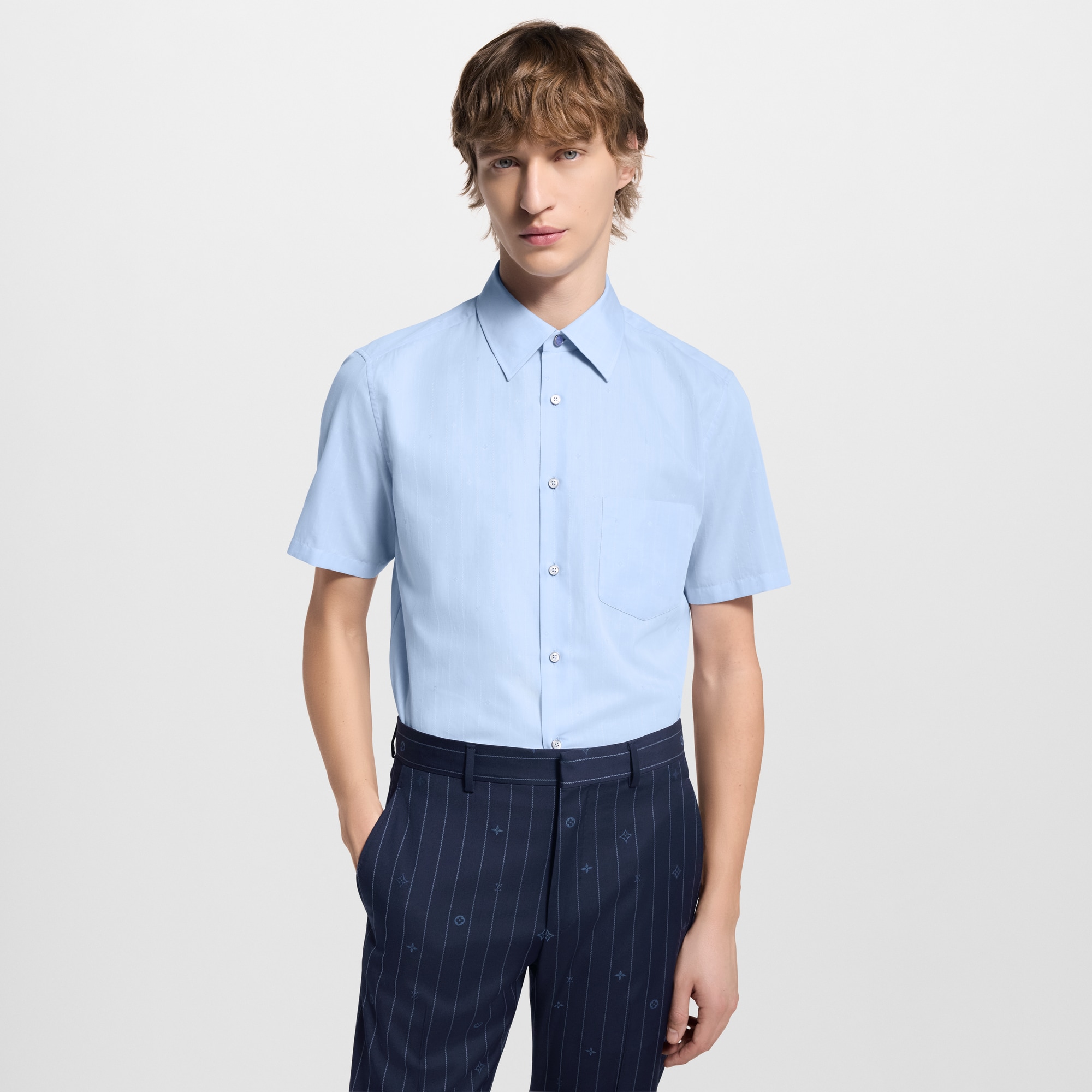 Short-Sleeved Classic Shirt  in Pria