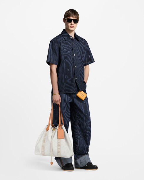 Short-Sleeved Denim Shirt in Men's Ready-to-Wear Shirts collections by Louis Vuitton