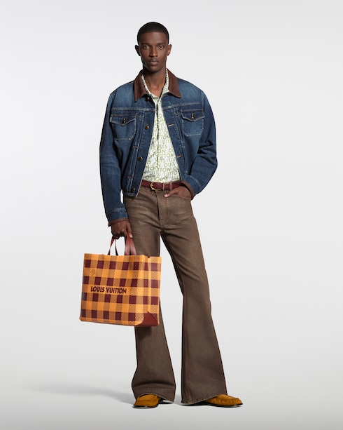 ショートスリーブ プリント シルクシャツ メンズ ウェア(洋服)