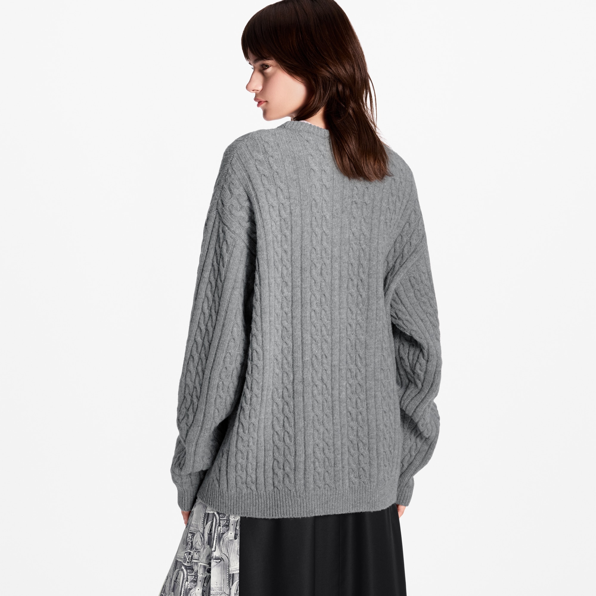 Signature Cable Knit Pullover  in Wanita