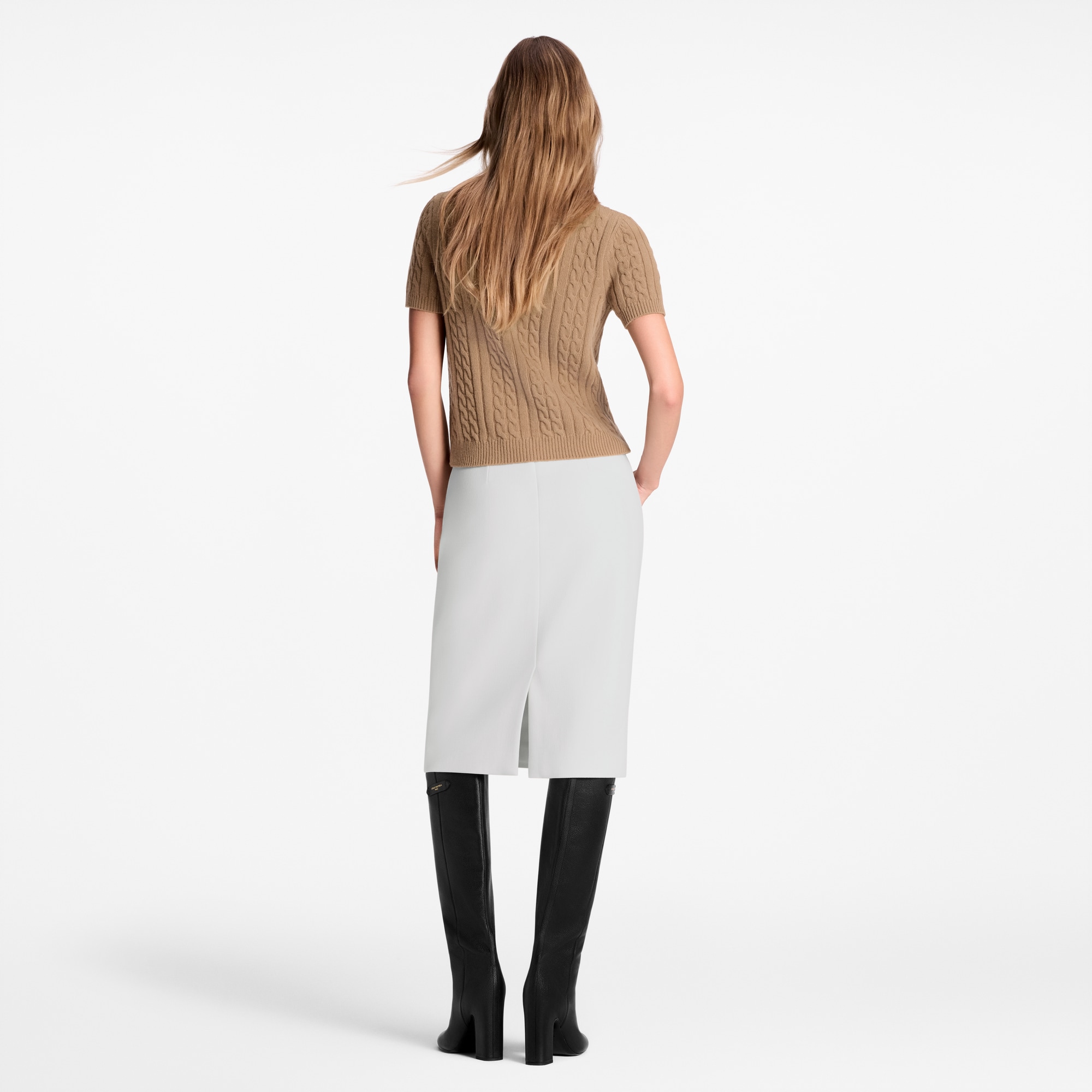 Signature Cable Knit Top  in Wanita