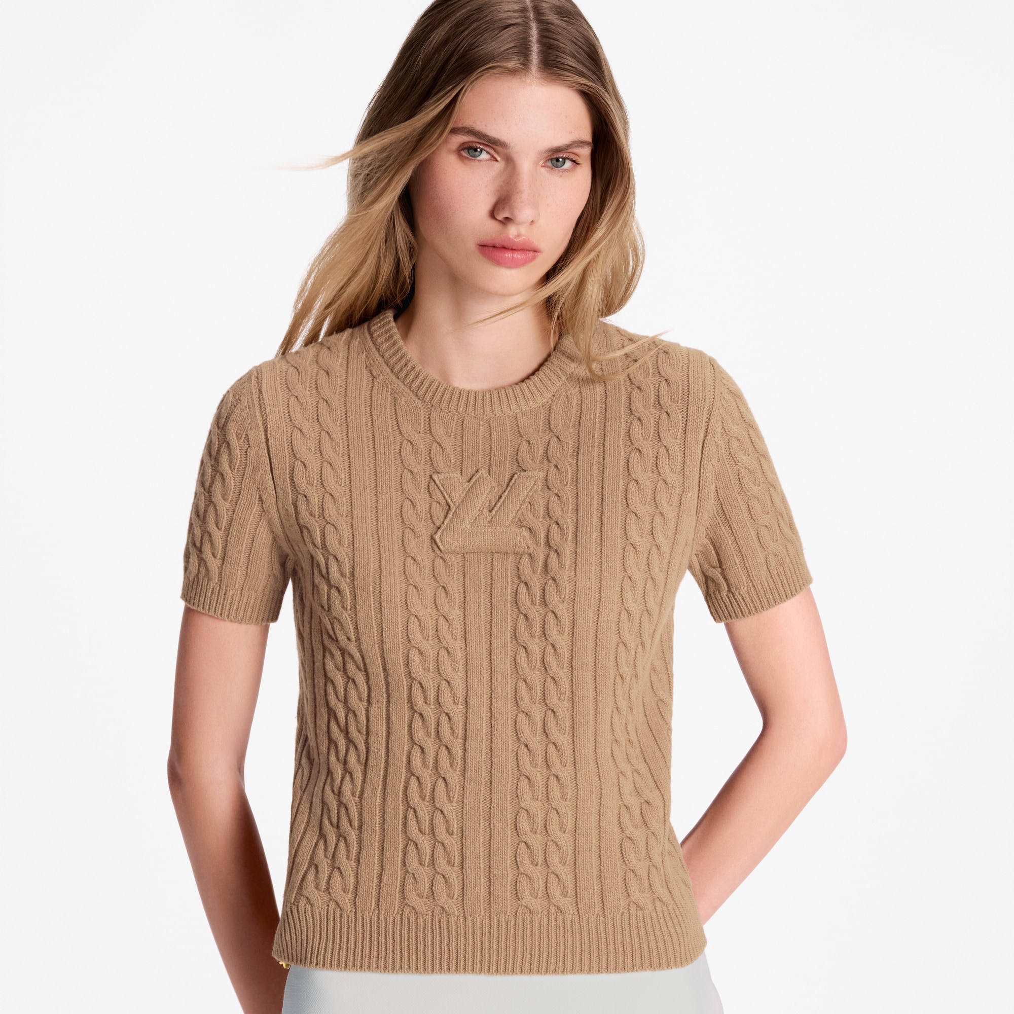 Signature Cable Knit Top  in Wanita