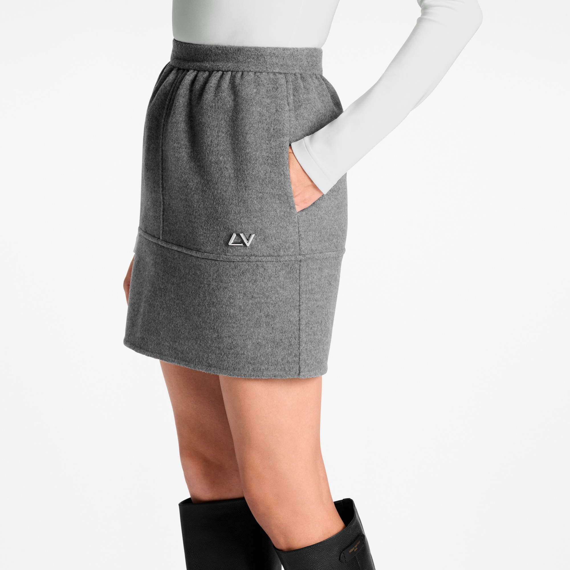 Signature Charm Double Face Skirt  in Wanita