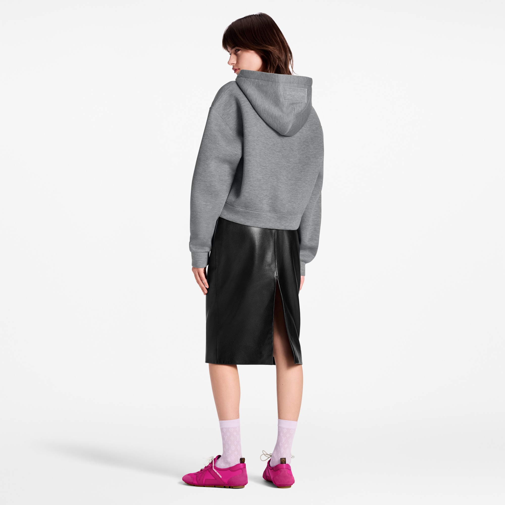 Signature Cropped Hoodie  in Wanita