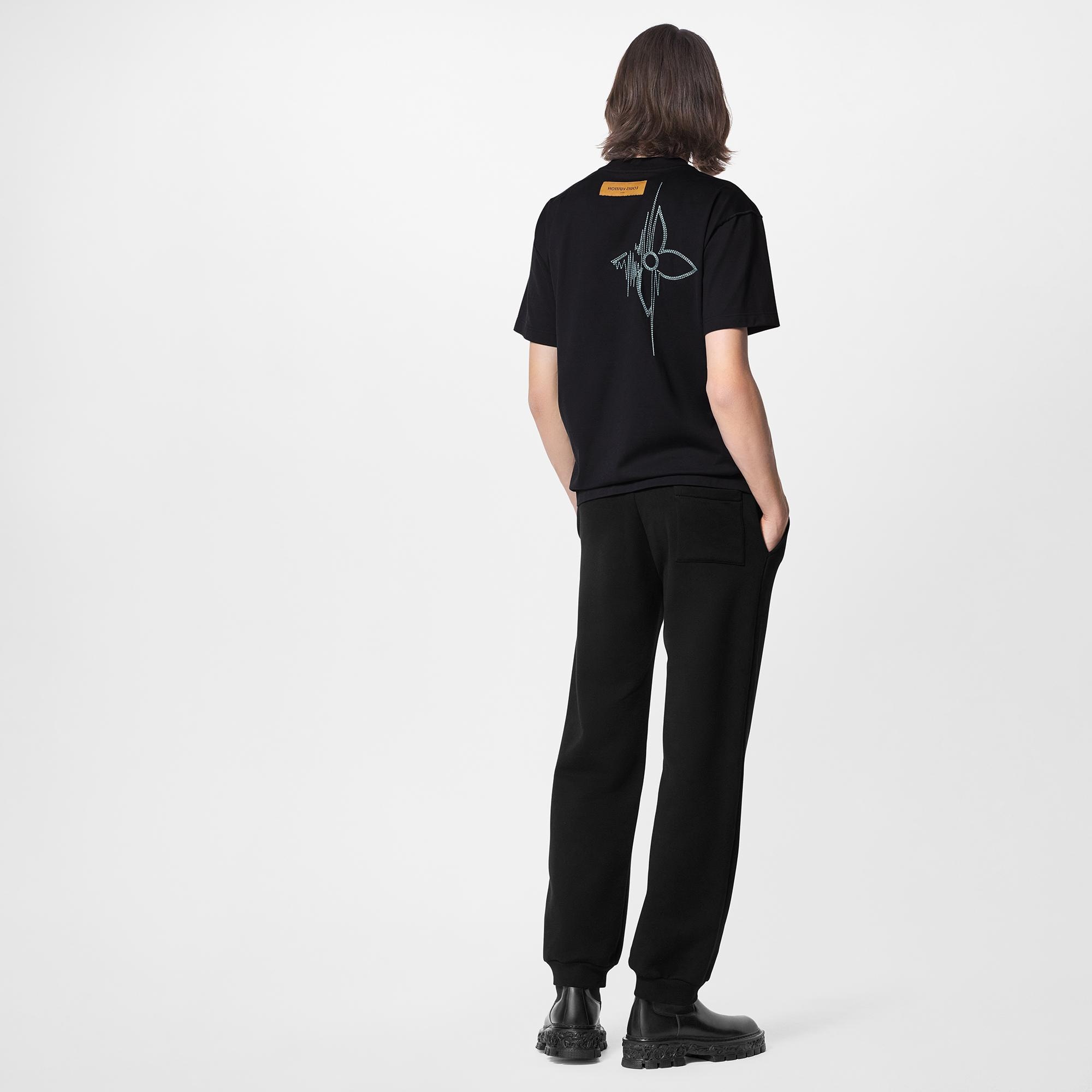 Signature Pants With Embroidery  in Pria