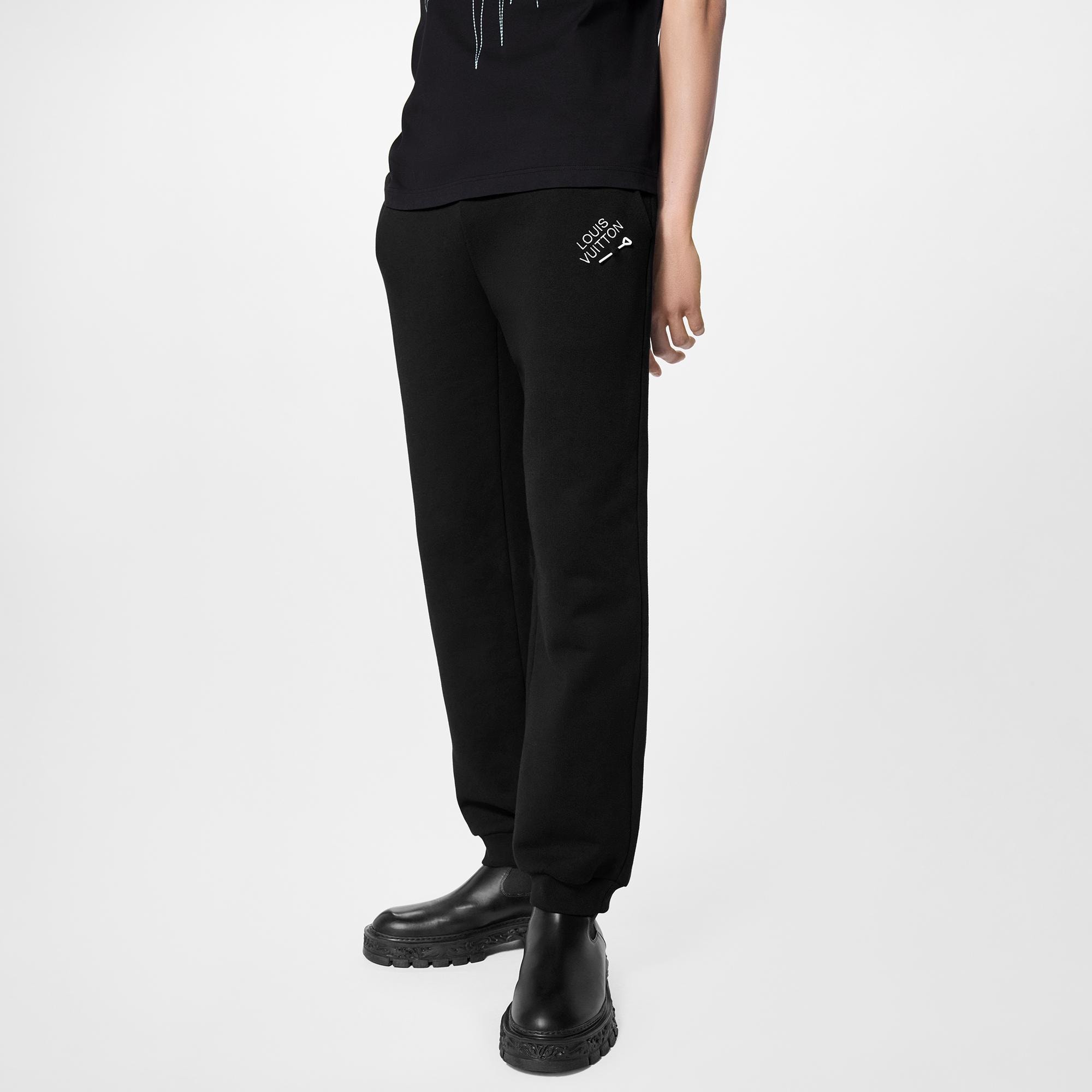 Signature Pants With Embroidery  in Pria
