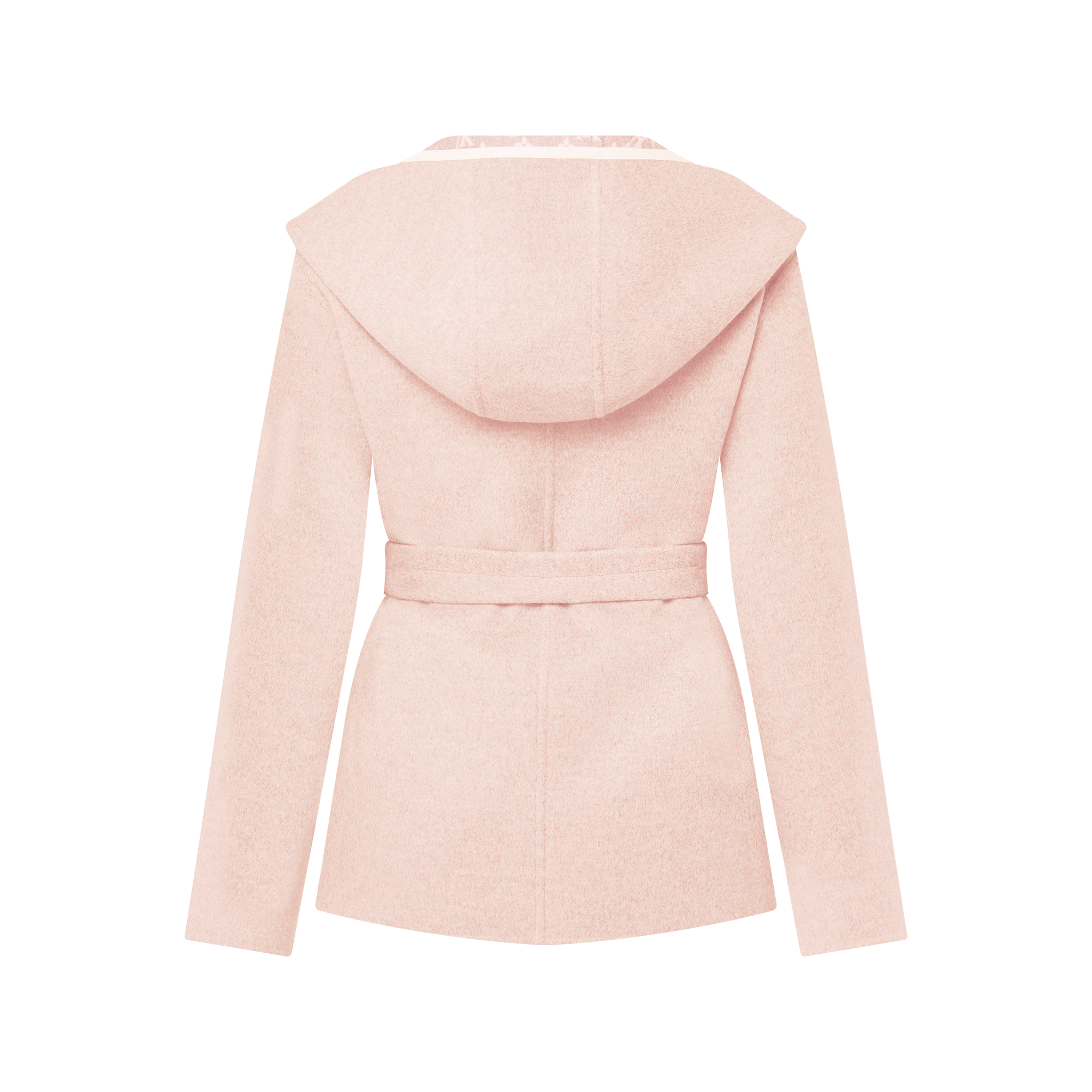 Signature Short Hooded Wrap Coat  in Wanita