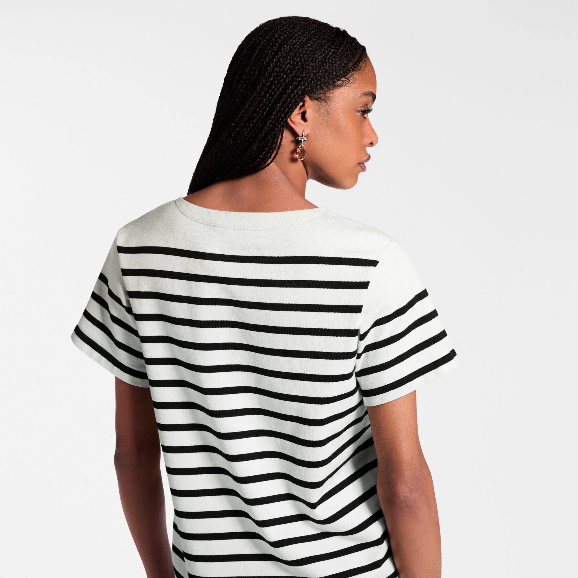 Signature Stripes Knit Dress  in Wanita