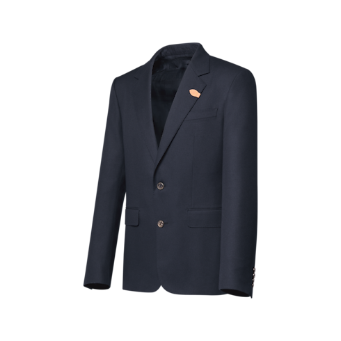 Silk Cashmere Single-Breasted Gaston Jacket in Pria's Pakaian Semua Koleksi collections by Louis Vuitton (Perbesar produk)