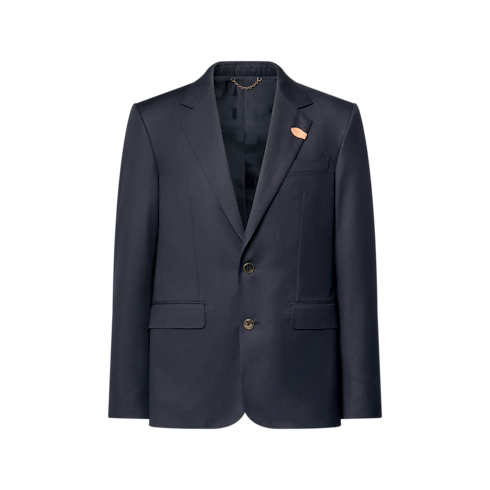 Silk Cashmere Single-Breasted Gaston Jacket in Pria's Pakaian Semua Koleksi collections by Louis Vuitton (Perbesar produk)