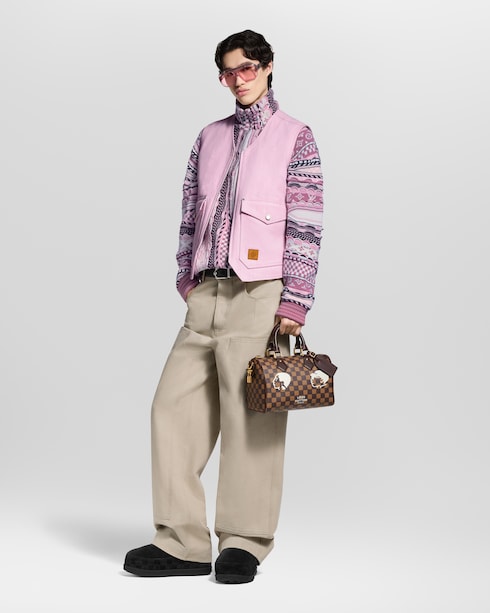 Speedy 25 Bandoulière Damier Ebene Canvas in Bags and Small Leather Goods's Men Bags Newness collections by Louis Vuitton